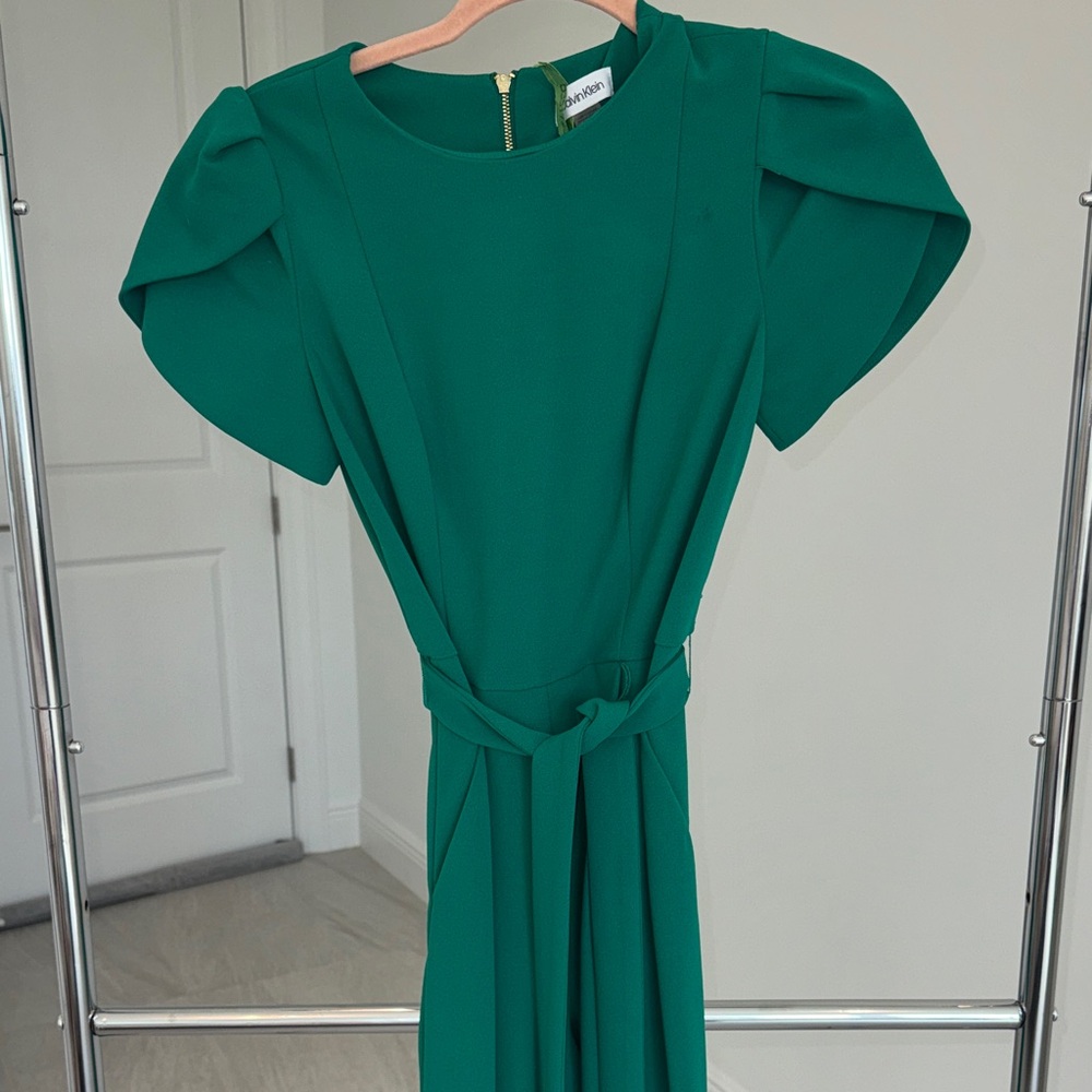 Calvin Klein Stunning Green Pants Jumper